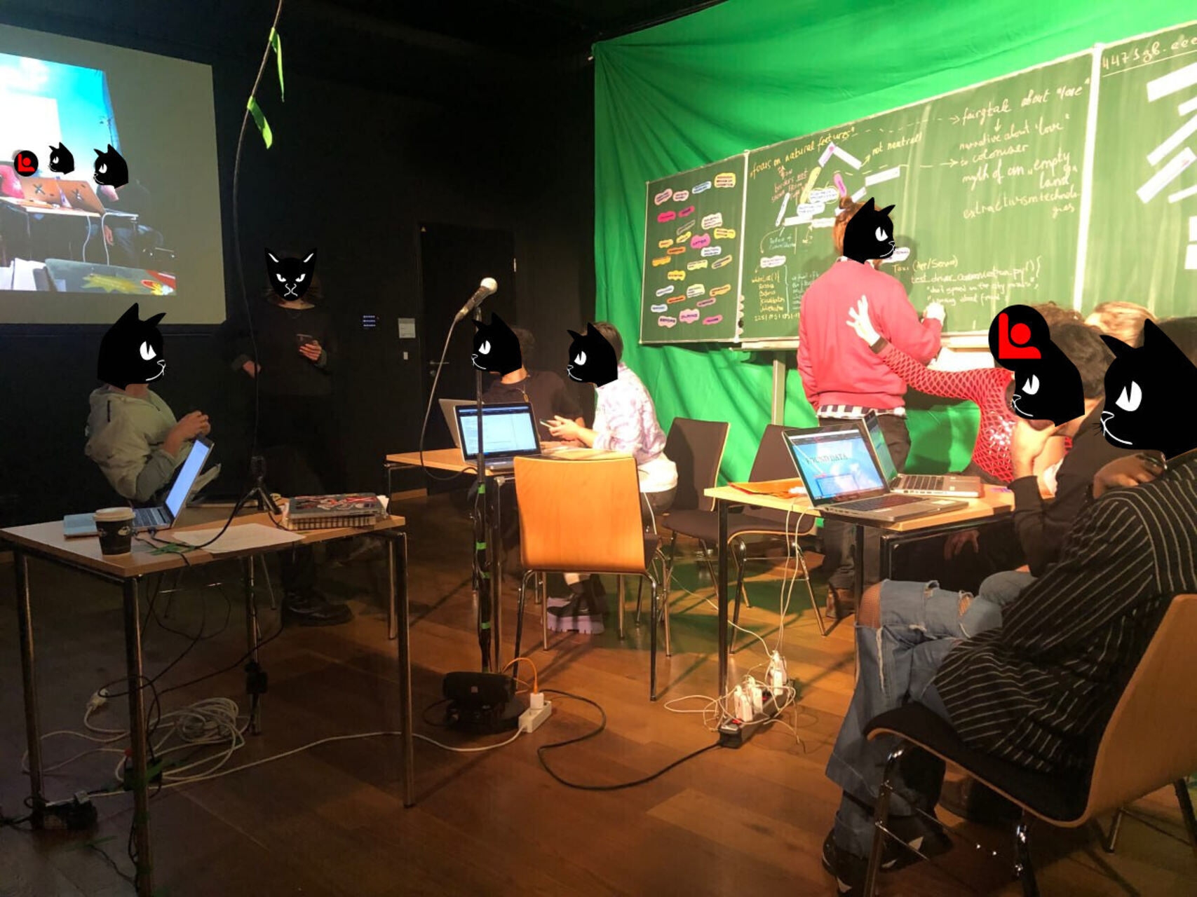 During session in HU / Berlin