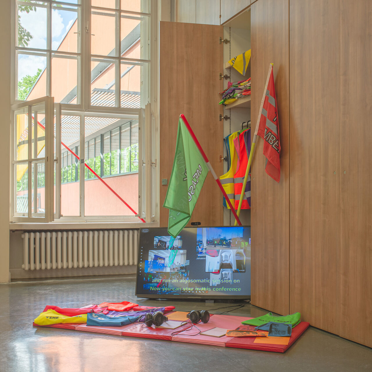 Didactic Materials and Score in Space, UdK, Berlin (DE) / photo by eeefff