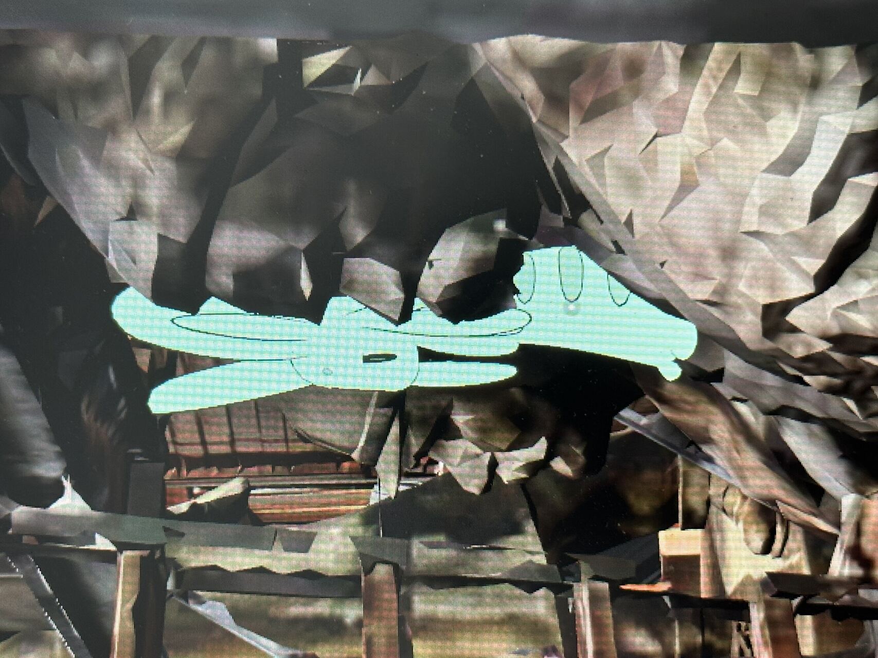 During guided tour. Screenshot of VRChat interface / by eeefff and Clemens von Wedemeyer